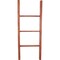 Ekena Millwork 19"W x 48"H x 3 1/2"D Vintage Farmhouse 3 Rung Ladder, Barnwood Decor Collection, Salvage Red DECR019X048X04LDRRD - alternate 3